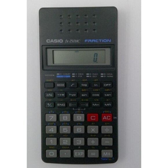 Casio Other - Casio fx-250HC FRACTION Scientific Calculator with Hard Cover FX-250HC